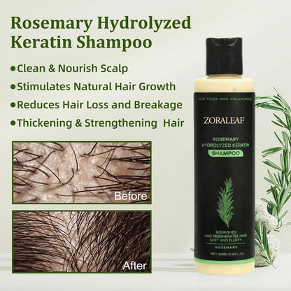 ZORALEAF Rosemary Hydrolyzed Keratin Shampoo