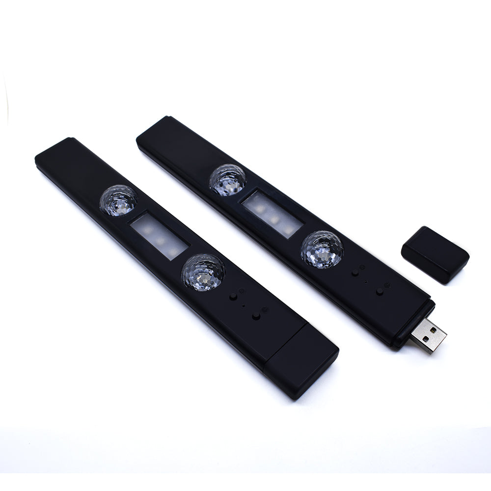 🚗✨  Wireless Car Interior Ambient Lights 2-in-1 Star Pattern + Warm Light · USB Rechargeable · Car & Room Decoration