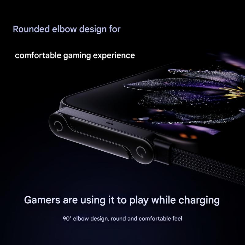 2-in-1 Fast Charging Cable with Built-In Phone Stand