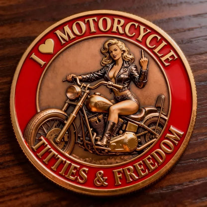 “Old Bastards Motorcycles Club – I ♥ Motorcycle,TITTIES & FREEDOM!”