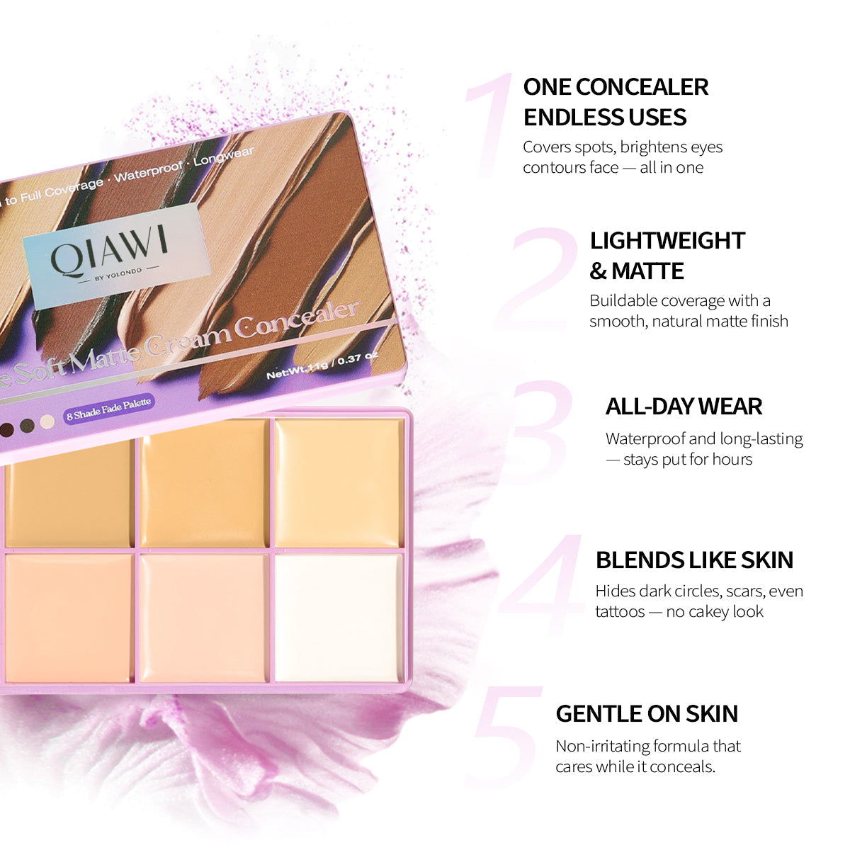 ✨Christmas Sale Happening Now:70%OFF✨Instant Flawless Coverage Concealer — One-Tap Smoothing for Picture-Perfect Skin